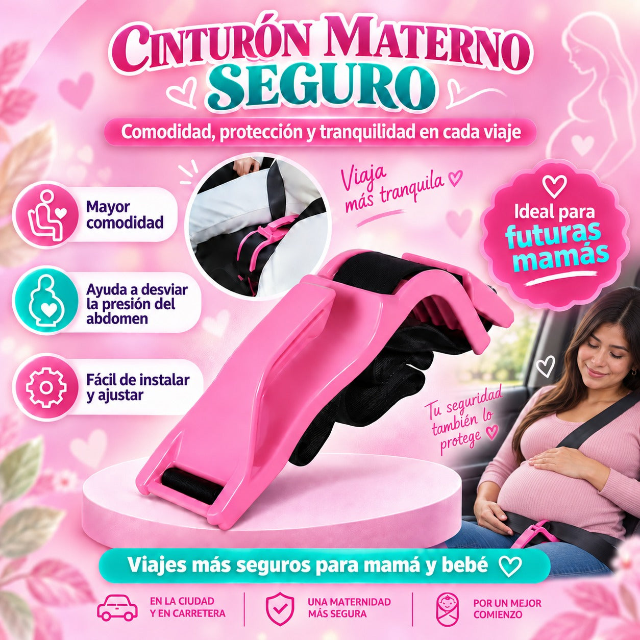 CINTURON MATERNO SEGURO