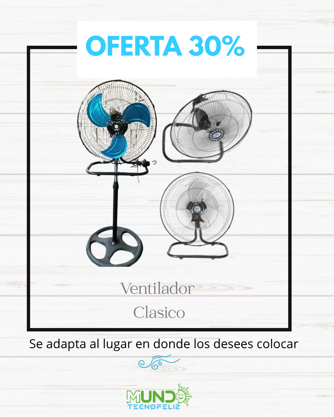 Ventilador Clásico 3 en 1