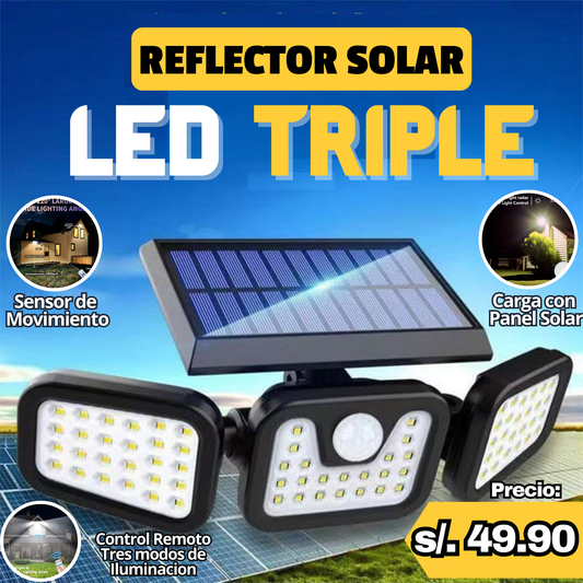 Reflector Solar Led Triple